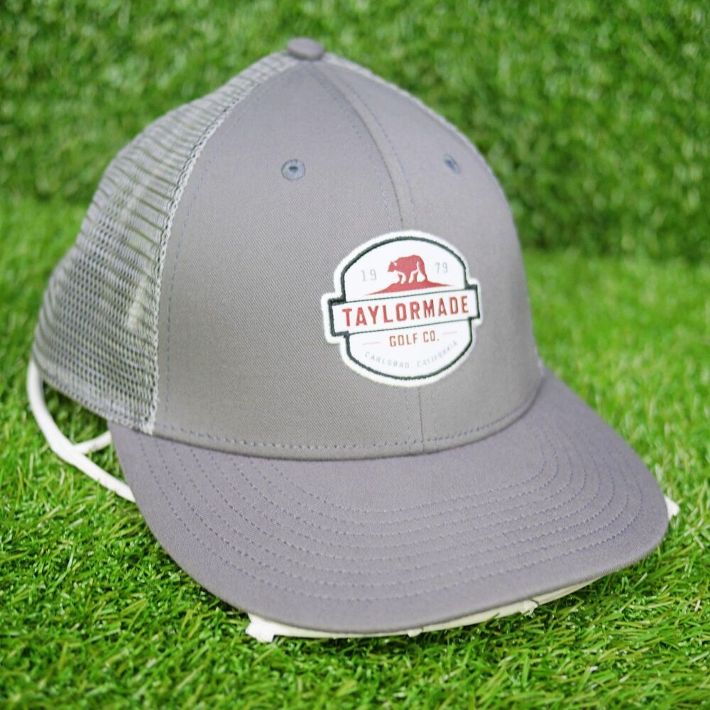 TaylorMade California Trucker Flatbill Golf Hat - Adudjustable - OSFA